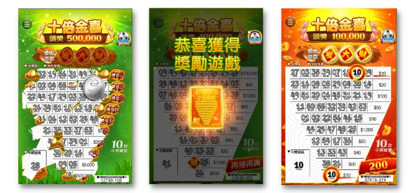 2023刮刮樂:3位用10元「中頭獎」竟是這2款虎年刮刮樂! 3 2023刮刮樂-十倍驚喜